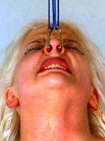 Nose torture session